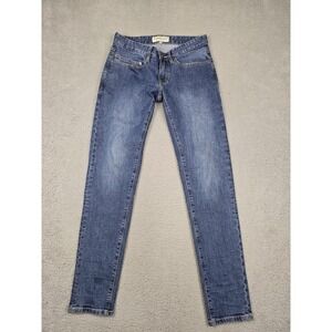 Dapper Boi Jeans Mens 28x32 Blue Skinny Slim Stretch Medium Wash Denim